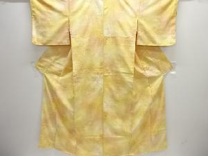 未使用品　草葉模様小紋着物